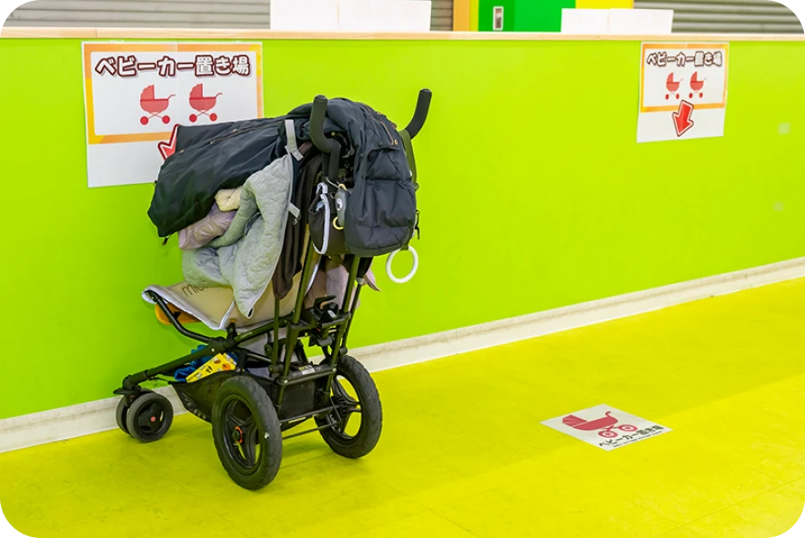 ママ・パパが休めるスポットやレストランも！イメージ画像