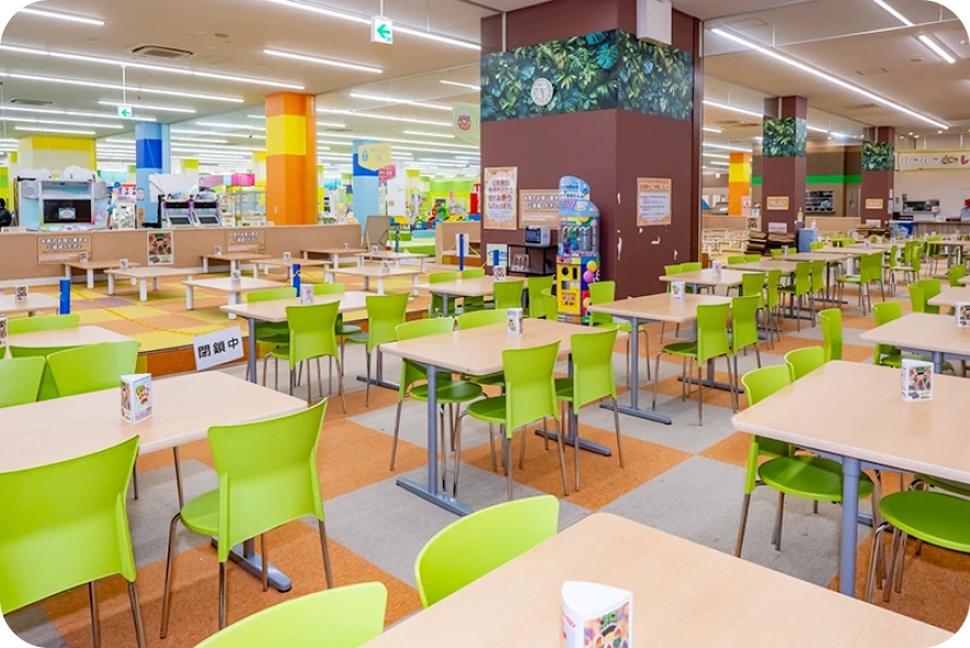 ママ・パパが休めるスポットやレストランも！イメージ画像