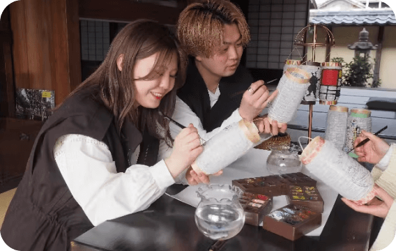 ミニ提灯絵付けのイメージ画像