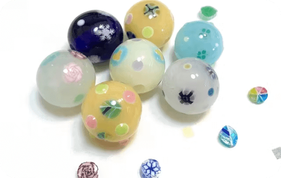 軽井沢でかわいいとんぼ玉作り体験のイメージ画像