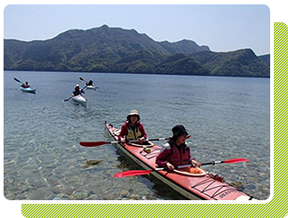 国境の島々をめぐる半日シーカヤックツアー