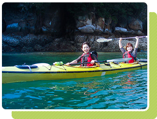 シーカヤック無人島ツアー