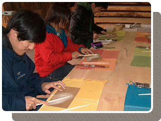 自分だけの箸を作ろう！イチョウの木を使ったお箸作り