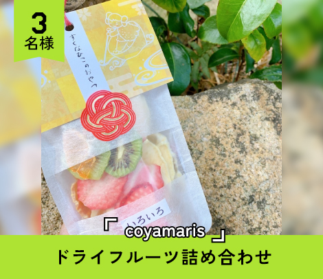 3名様ドライフルーツ詰め合わせ
