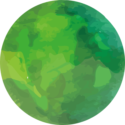 緑の円画像