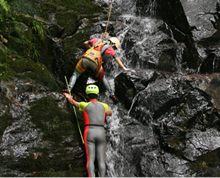 シャワークライミング